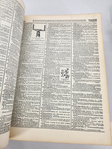 Vintage 1956 WEBSTER'S NEW 20TH CENTURY DICTIONARY Unabridged Illustrated - Picture 16 of 20