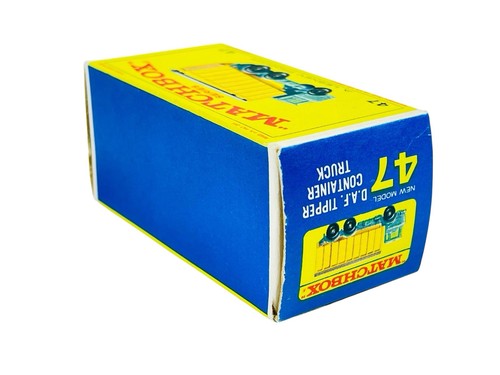 Matchbox Lesney No. 47 D.A.F. Tipper Container Truck w/E4 Box - Picture 11 of 13