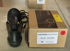 Nadamoo Bur3069 Barcode Scanner w/ Charging Dock Tested