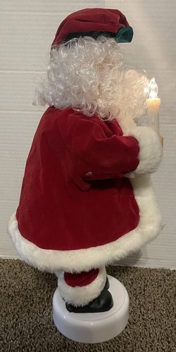 Trim A Home Animato 24" Babbo Natale Luci Decorazione Natalizia Vintage - Foto 5 di 8