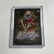 Colin Kaepernick 2011 Topps Inception Rookie Autographed Card #126 250/500 49ers. rookie card picture