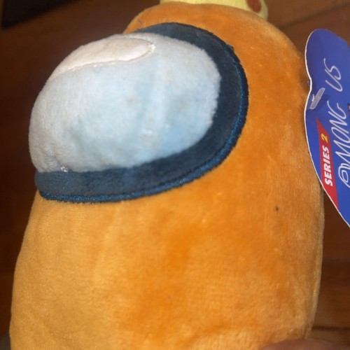 Among Us 7 Inch Plush | Orange Crewmate w/ Cheese Hat New - Bild 10 von 12