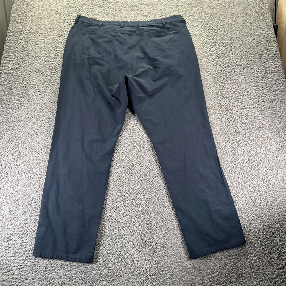 Pantalones chinos de golf Greg Norman para hombre 40x30 azul poliéster elástico recto Foto 4 de 4