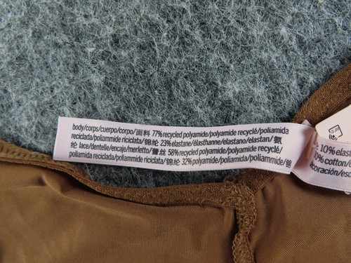 Victoria's Secret sehr sexy Höschen XL NEU hohes Bein kariert Satin Blumen Spitze - Bild 5 von 10