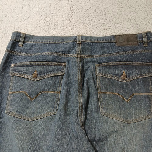 Beverly Hills Polo Club Straight Leg Men's size 44x31 Med. Wash blue Denim Jeans - Picture 13 of 14