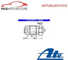 ÜBERWURFSCHRAUBE ATE 243516-00101 P NEU OE QUALITÄT