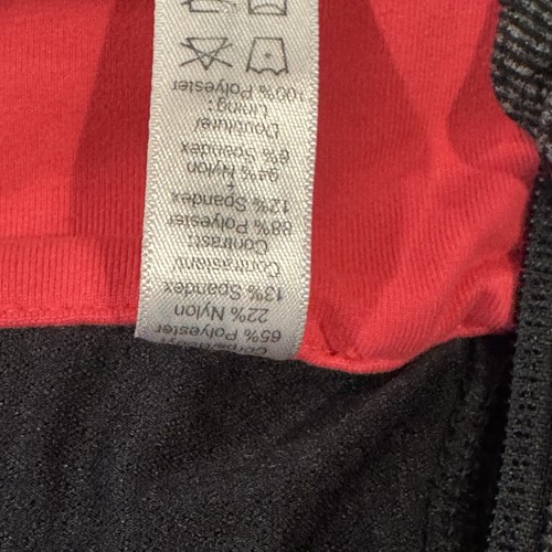 KYODAN Mujer Talla L Gris Negro Elástico Cuello Simulado Cremallera Chaqueta Deportiva - Imagen 6 de 6