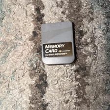 Performance Playstation 1 PS1 Memory Card - Grey