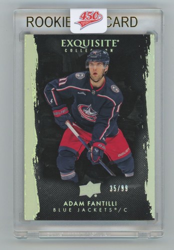 2023-24 Upper Deck The Cup Exquisite Collection Black Adam Fantilli Rookie 35/99