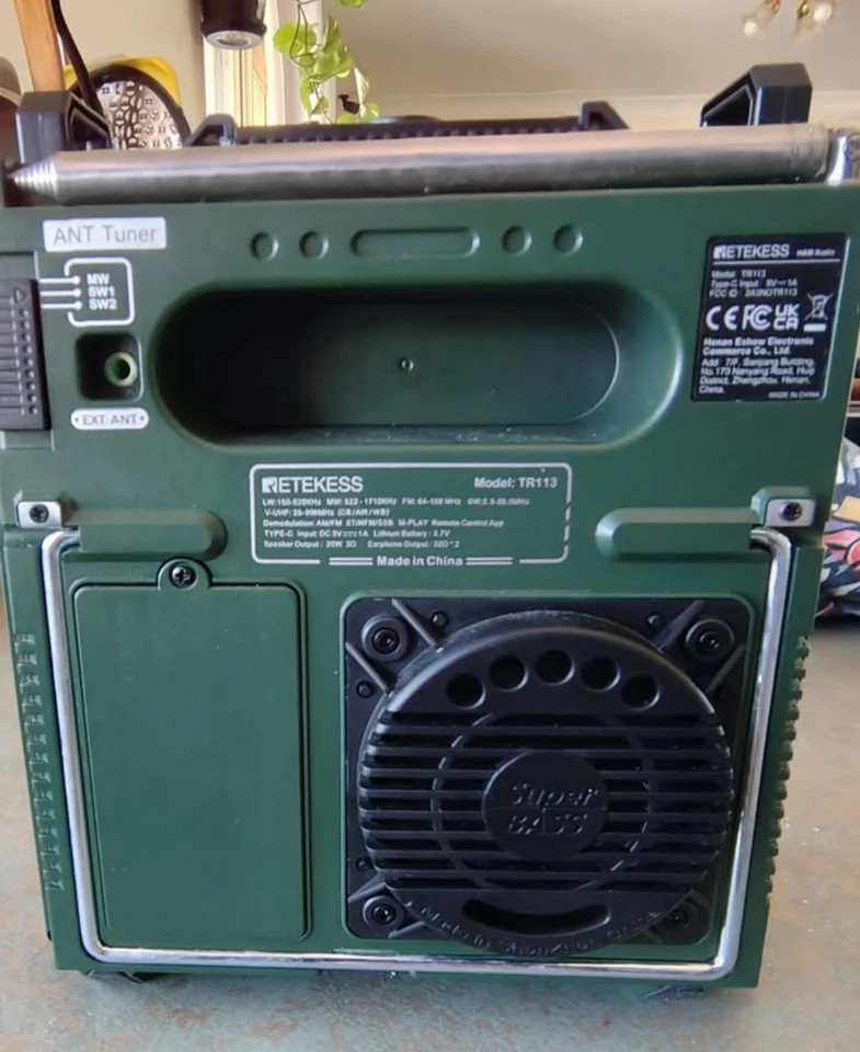 Retekess TR113 Full Band Advanced Radio, ssb vhf uhf airband emergency services - image 4 of 4