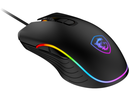 MSI Forge GM300 Lightweight Gaming Mouse - USB, RGB, Adjustable up to 7200 DPI - - Picture 2 of 8