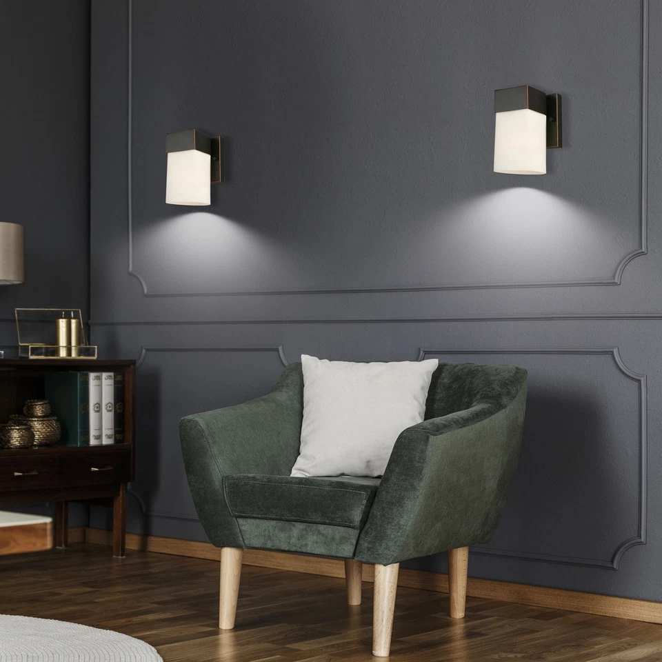 Lámpara de pared Eglo Ciara Springs 1 luz de bronce frotado con aceite con bronce frotado con aceite Foto 3 de 4