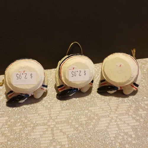 Hockey Schneemann Ornamente 3 Stück NEU - Bild 4 von 4