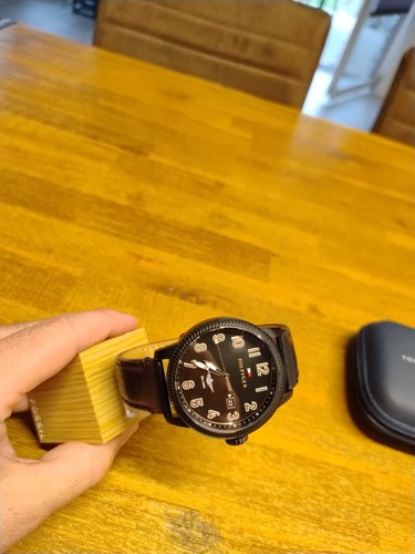 Tommy HILFIGER Uhr, , TH3081342120, neue Batterie, Lederband, Schwarz Rosegold - Bild 5 von 21