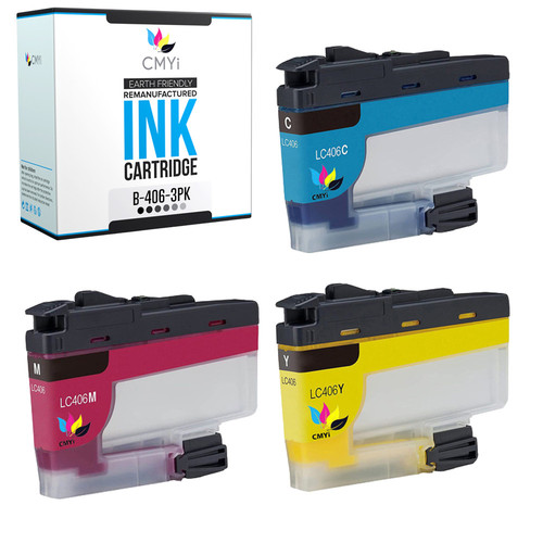 3er-Pack LC406 Tintenpatrone kompatibel mit Brother MFC-J4335DW J4345DW J4535DW - Bild 1 von 7