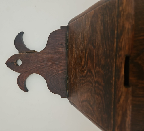 Antique Candle Box Primitive 19th c. Wood Wall Hanging or Standing Needs Repair - Picture 2 of 12