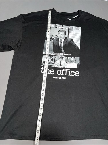 NWT The Office TV Series Debut L Shirt Black Men’s 3XL Michael Scott -3943 - Picture 7 of 11