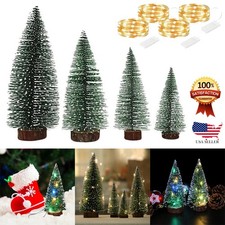 Mini Artificial Christmas Tree Decorations Lights Christmas Party Decorations US