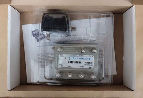 Electroline EDA2500MMA 4-Port Signal Amplifier - Picture 4 of 5