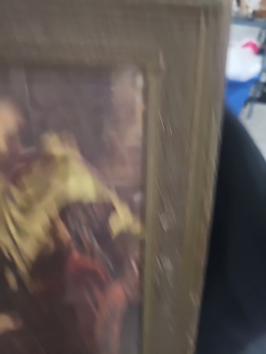 Hoffmann Vintage/Antiguo Cristo en el Templo Enseñanza Madera Enmarcado Impresión/Pintura - Imagen 6 de 9