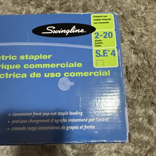 New Swingline Model 67 Commercial Electric Stapler #06702 Black NOS 20 Sheet - Picture 2 of 11