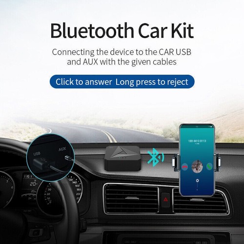 2 In 1 Bluetooth 5.0 Transmitter Receiver NFC 3.5mm AUX Wireless Audio Adapter - Zdjęcie 2 z 8