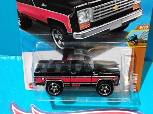 2025 HOT WHEELS NEW MODEL 75 CHEVY BLAZER CUSTOM #115 BLACK HW DIRT SUV 4WD 4x4 - Picture 5 of 7
