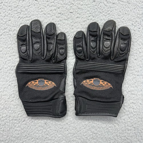 Harley-Davidson 98252-13VM Mens XL Burning Skull Touchscreen Tech Riding Gloves - Bild 1 von 11