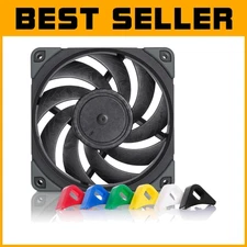 Chromax.Black.swap 120mm Fan, 4-Pin PWM, Anti-Vibration Pads