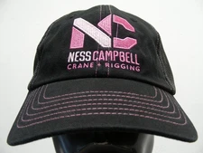 NESS CAMPBELL CRANE & RIGGING - One Size Adjustable SNAPBACK Baseball Cap Hat!