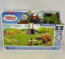 Thomas Friends Percy's Cargo Run Train Play set Motorized Fisher Price