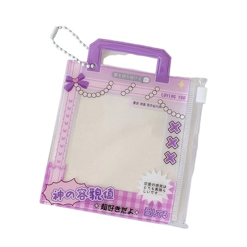 Playful Transparent Pocket For Collectibles Storage Decorative Hanging Accessory - Picture 9 of 13