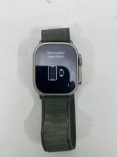 GPS Only Apple Apple watch Ultra 49MM Silver Titanium Green Alpine Loop A2622