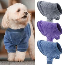 Pet Dog Warm Coat Fleece Jacket Jumper Sweater Winter Clothes Puppy Vest Outfit