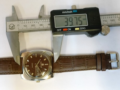 FAVRE-LEUBA DUOMATIC 17J AUTOMATIC BROWN DIAL 75043A SWISS MEN'S FULL WORKING - Picture 14 of 21