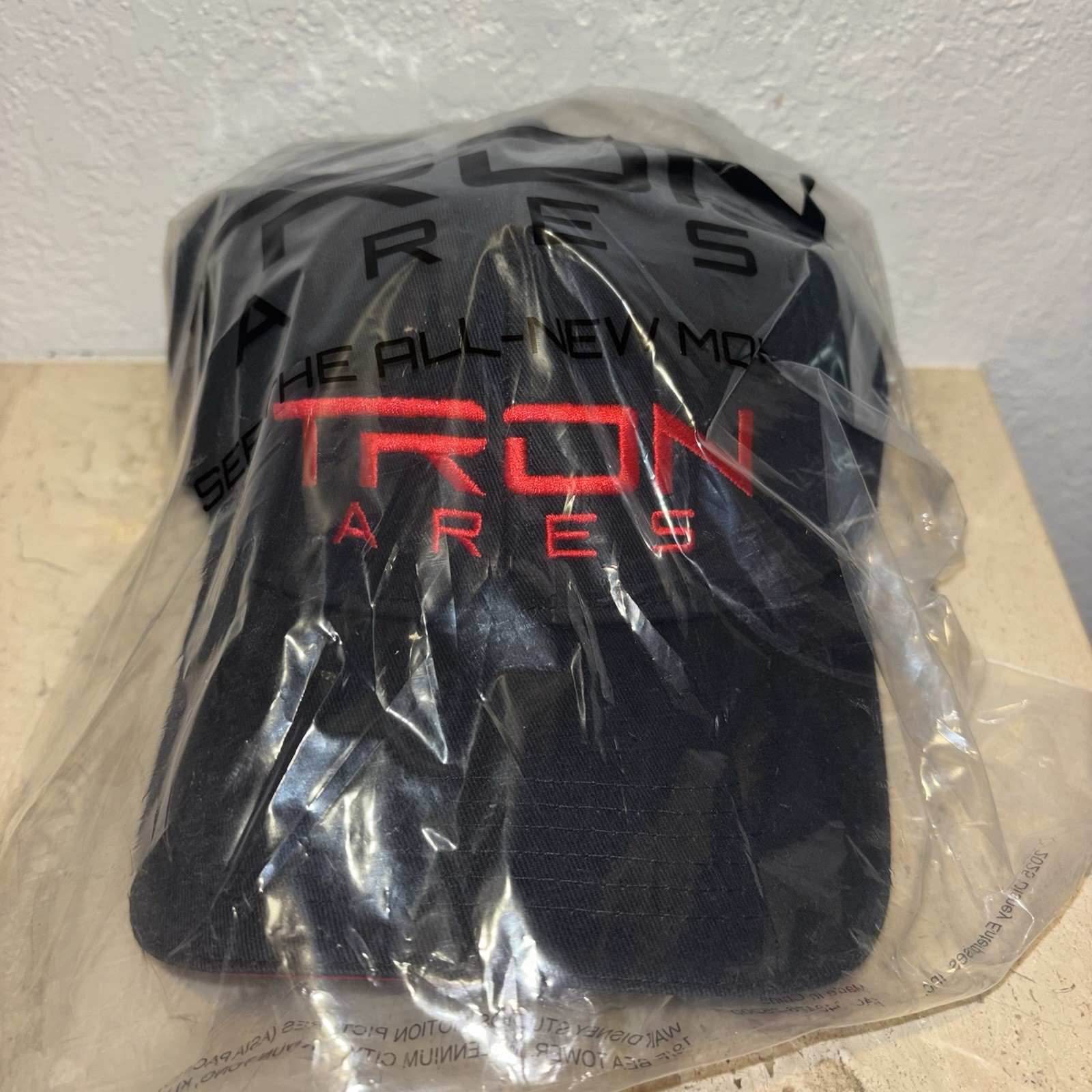 Tron Ares Movie Premiere Hat Funko Pop Light Up Wristband and Popcorn Bucket New