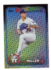 2024 TOPPS SERIES 1 EASTER HOLIDAY BOBBY MILLER #115 LOS ANGELS DODGERS