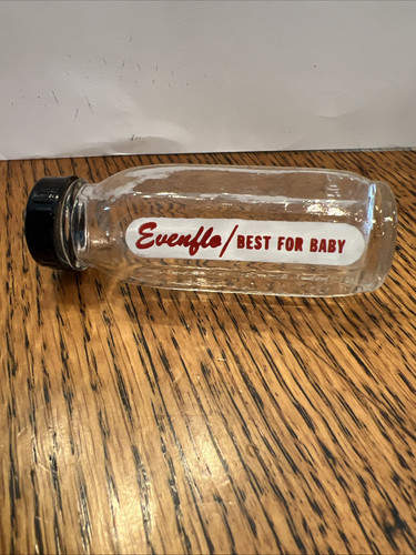 Vintage Miniature Salesman Sample Evenflo Glass Baby Doll Bottle 3" Advertising - Picture 1 of 8