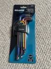 Eclipse 9pc Ball End Hex Key Set – Coloured Metric Allen Wrench Set EHK9PS