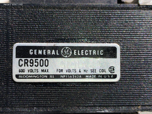 NEW GENERAL ELECTRIC CR9500C101A2A SOLENOID 115V 60HZ - Picture 7 of 8