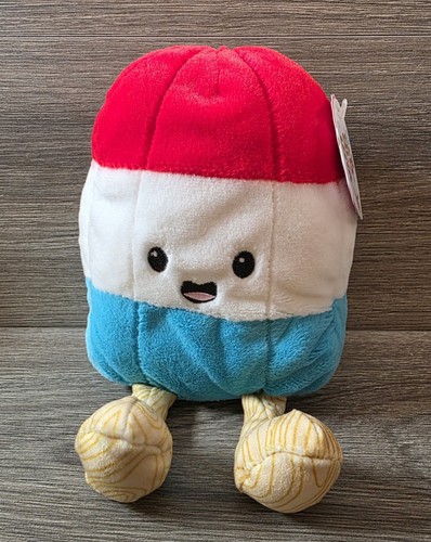 Gigglescape 8" Ice Pop Plush Stuffed Animal Toy NEW Bomb Pop Popsicle Summer - Picture 1 of 4