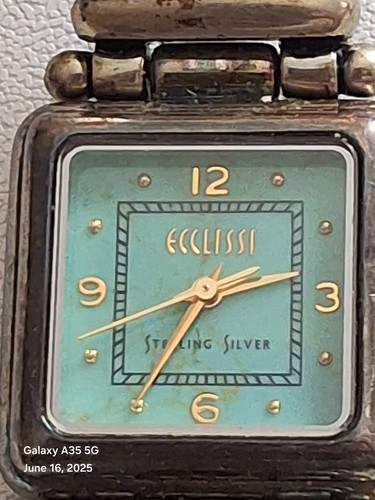 ecclissi sterling silver watch