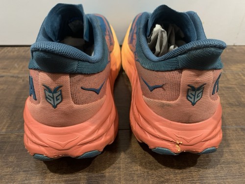 Hoka Speedgoat 5 Trailrunningschuhe blau orange Damengröße 10,5 B - Bild 5 von 13