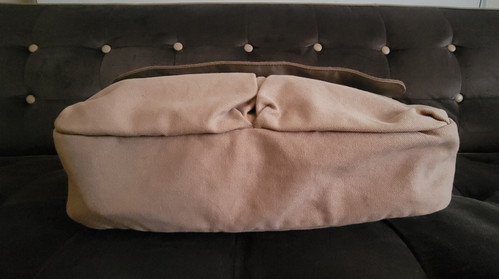 *EUC* Vtg GAP Messenger Laptop Shoulder Bag Canvas & Suede in Khaki Tan Brown - Picture 7 of 12