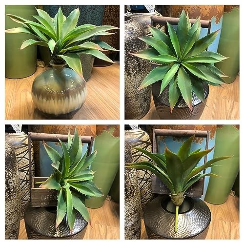 Fake Succulents,12.6Inch Large Faux Aloe Plants Artificial,Decorative - Picture 5 of 5