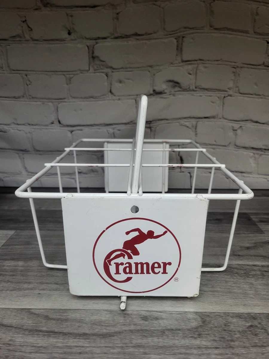 Vintage Metal Milk Bottle Carrier In Collectible Milk Bottles