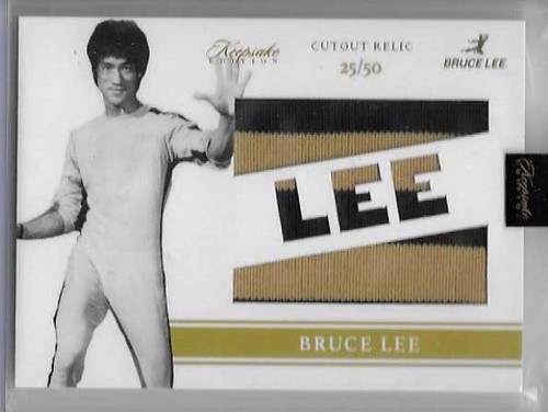 2024 Bruce Lee Keepsake Edition 50th Anniversary #92 Cutout Patch Relic /50 SSP - Picture 1 of 2