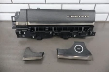 19-24 Ram 1500 Limited OEM Upper Glove Box Compartment Black/Woodgrain