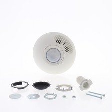 Leviton ODC10-MRW White Occupancy 1000 ft² Dual Relay 180° Ceiling Motion Sensor