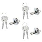  Set of 3 Schrankschloss Mit Schlüssel Schlösser Heimtürschloss Glastürschloss